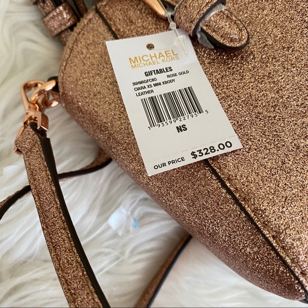 Bundle Michael Kors glitter mini Xbody & ID card - Picture 9 of 13